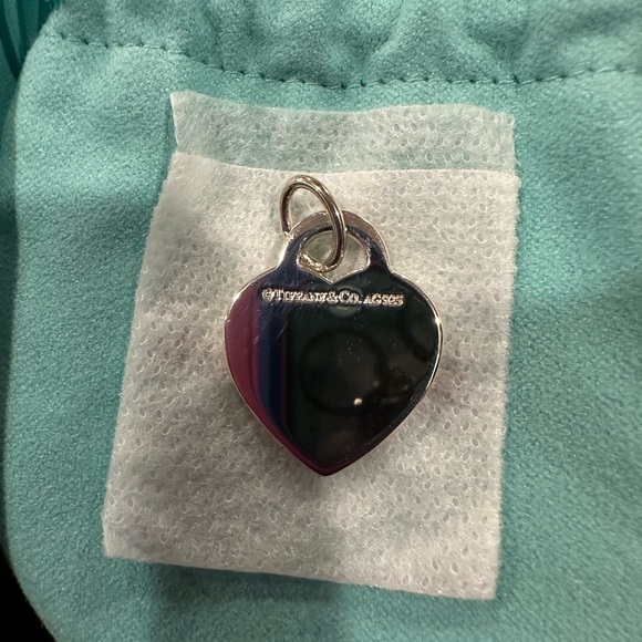 SOLD Authentic Tiffany Medium Hot Pink Splash RTT Heart NEW Discontinued - Picture 2 of 4